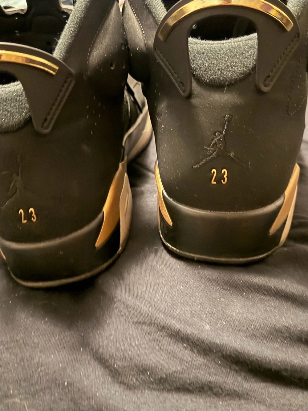 Jordan Black Insole with Gold Jumpman